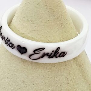 Fedina in Ceramica Personalizzabile