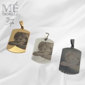 Ciondolo Fotoinciso Laser