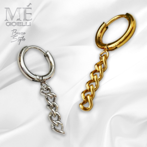 Orecchino Uomo in Acciaio Free Nichel Me Gioielli Personalizzabili