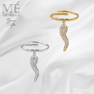 Anello Cornetto Diamond Regolabile Hel