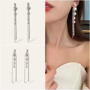 Orecchini Cascata di Perle