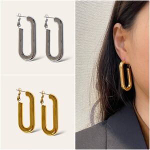 Orecchino Ovale Soffio