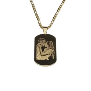 Collana con Ciondolo Piastrina