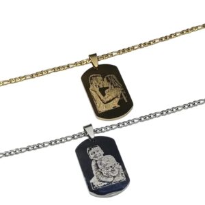 Collana con Ciondolo Piastrina