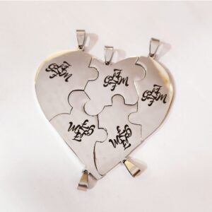 Ciondolo Cuore Divisibile 5