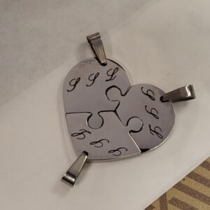 Ciondolo Cuore Divisibile 3