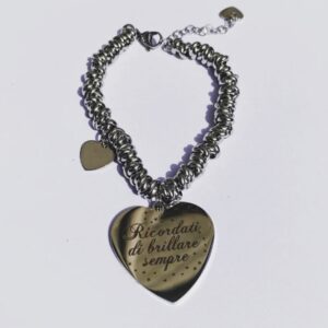 Bracciale Nodino Ciondolo Cuore